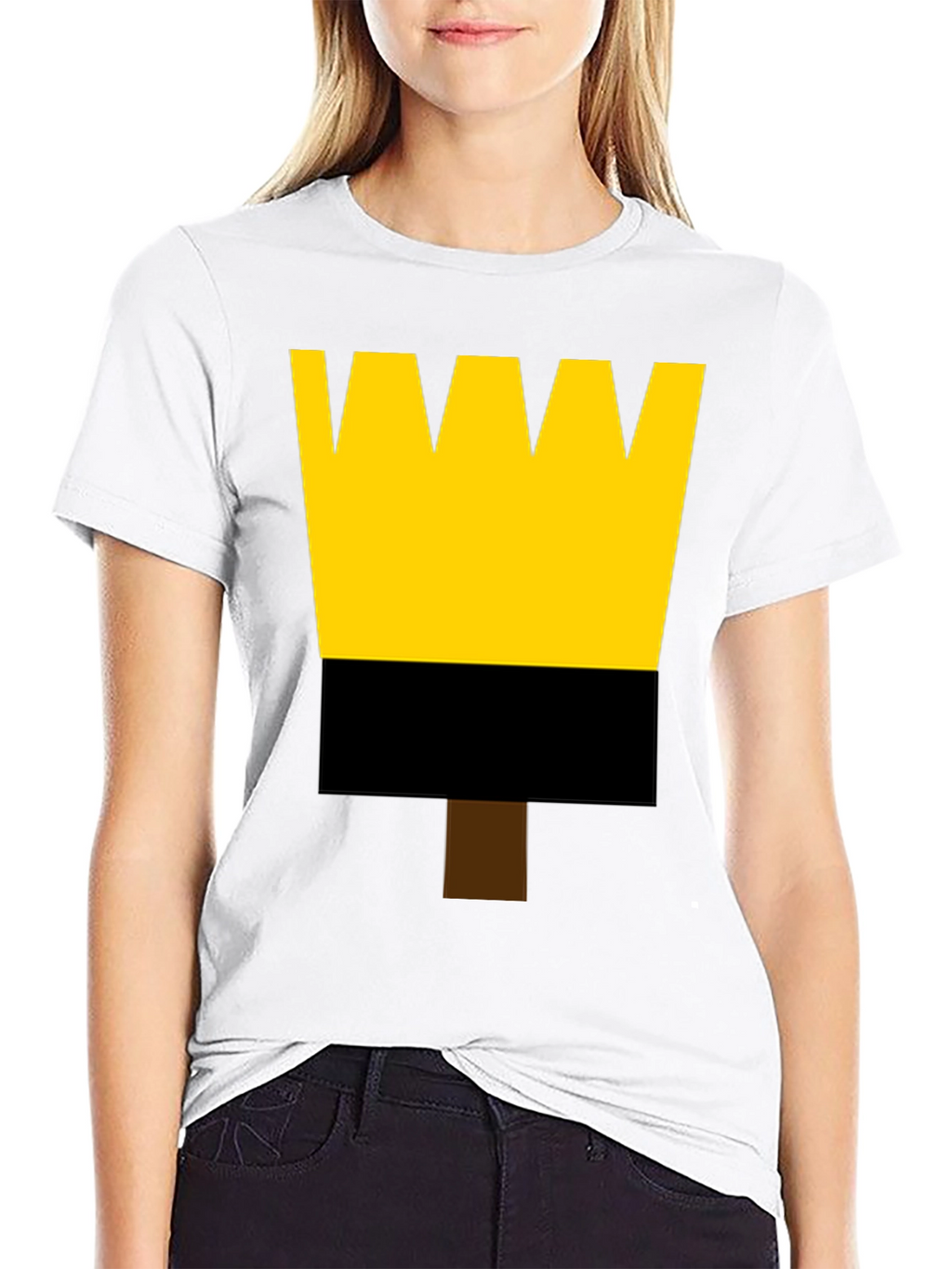 Painters Brush Graphic Tee - Black Cotton Shirt