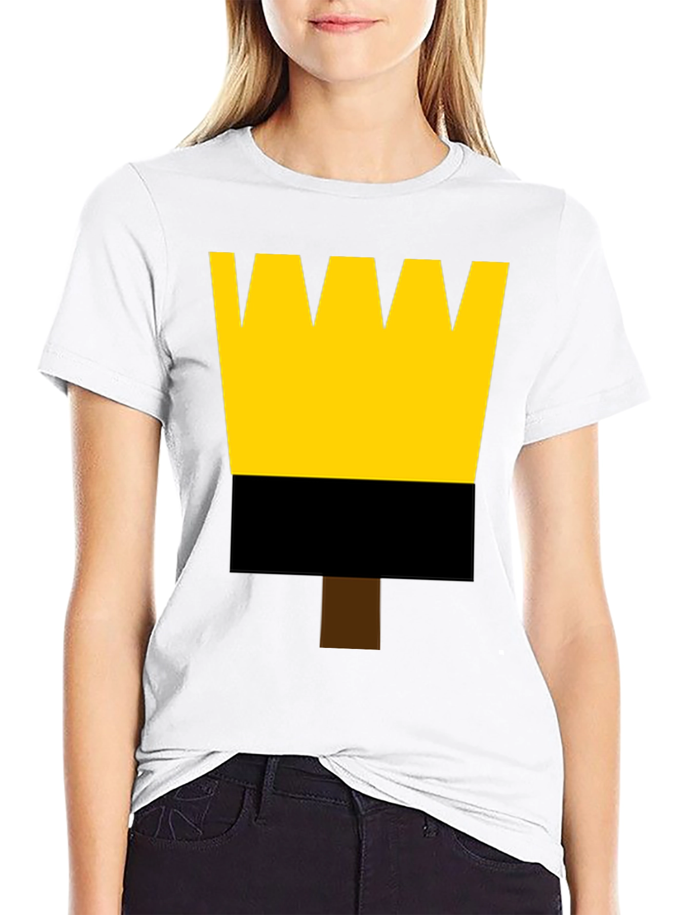Painters Brush Graphic Tee - Black Cotton Shirt