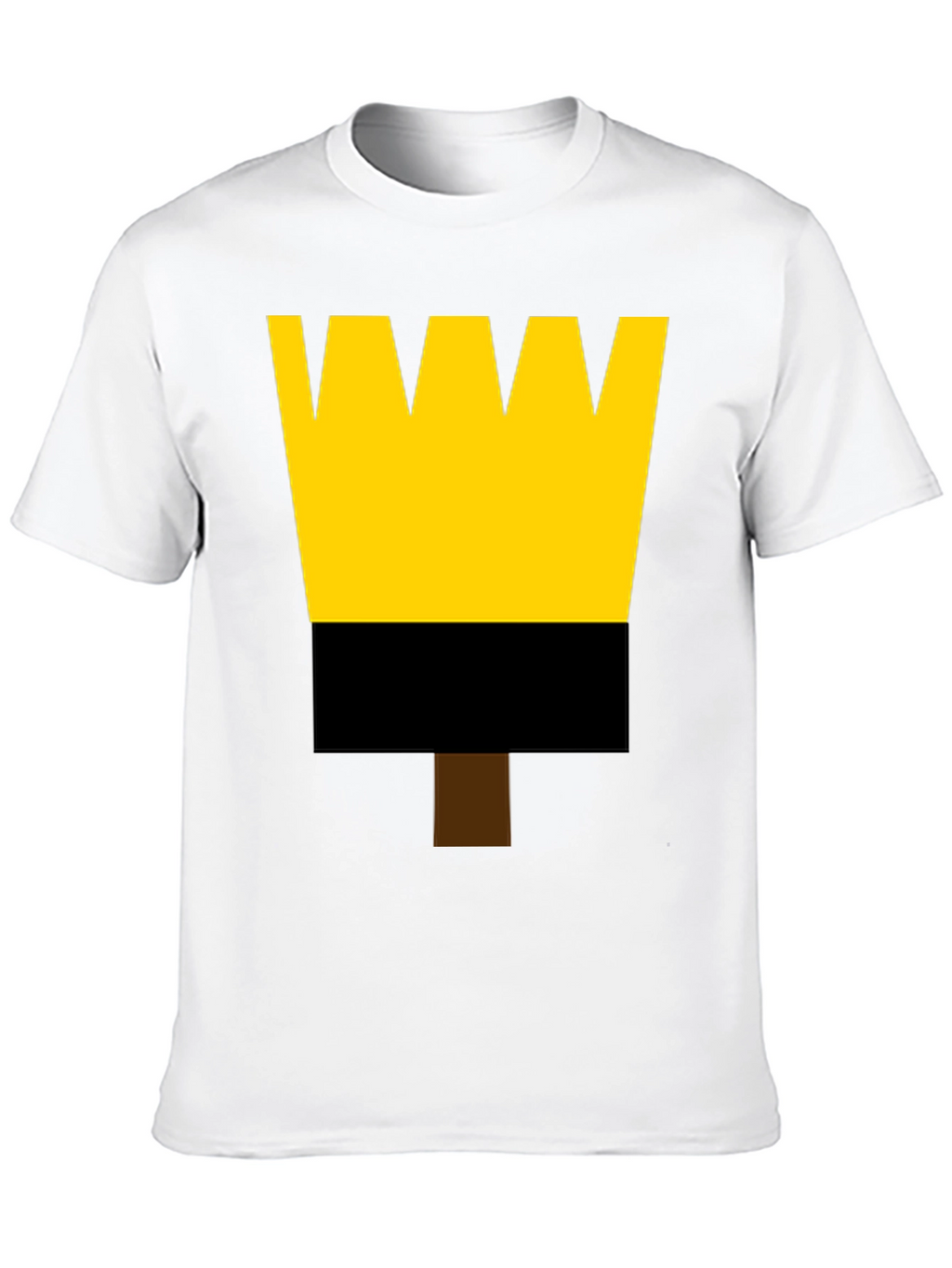 Painters Brush Graphic Tee - Black Cotton Shirt