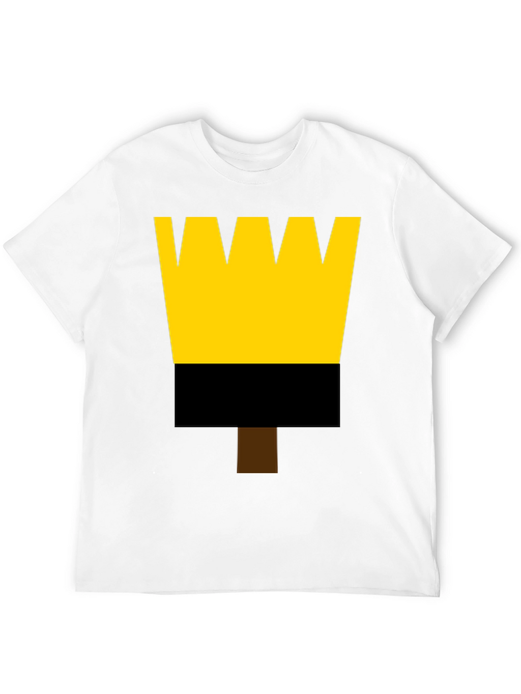 Painters Brush Graphic Tee - Black Cotton Shirt