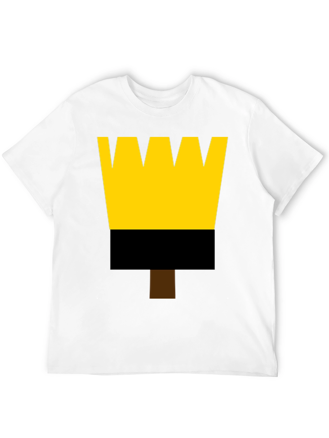 Painters Brush Graphic Tee - Black Cotton Shirt