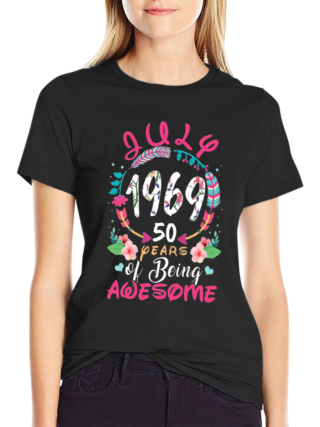 July 1969 50 Years of Being Awesome T-Shirt