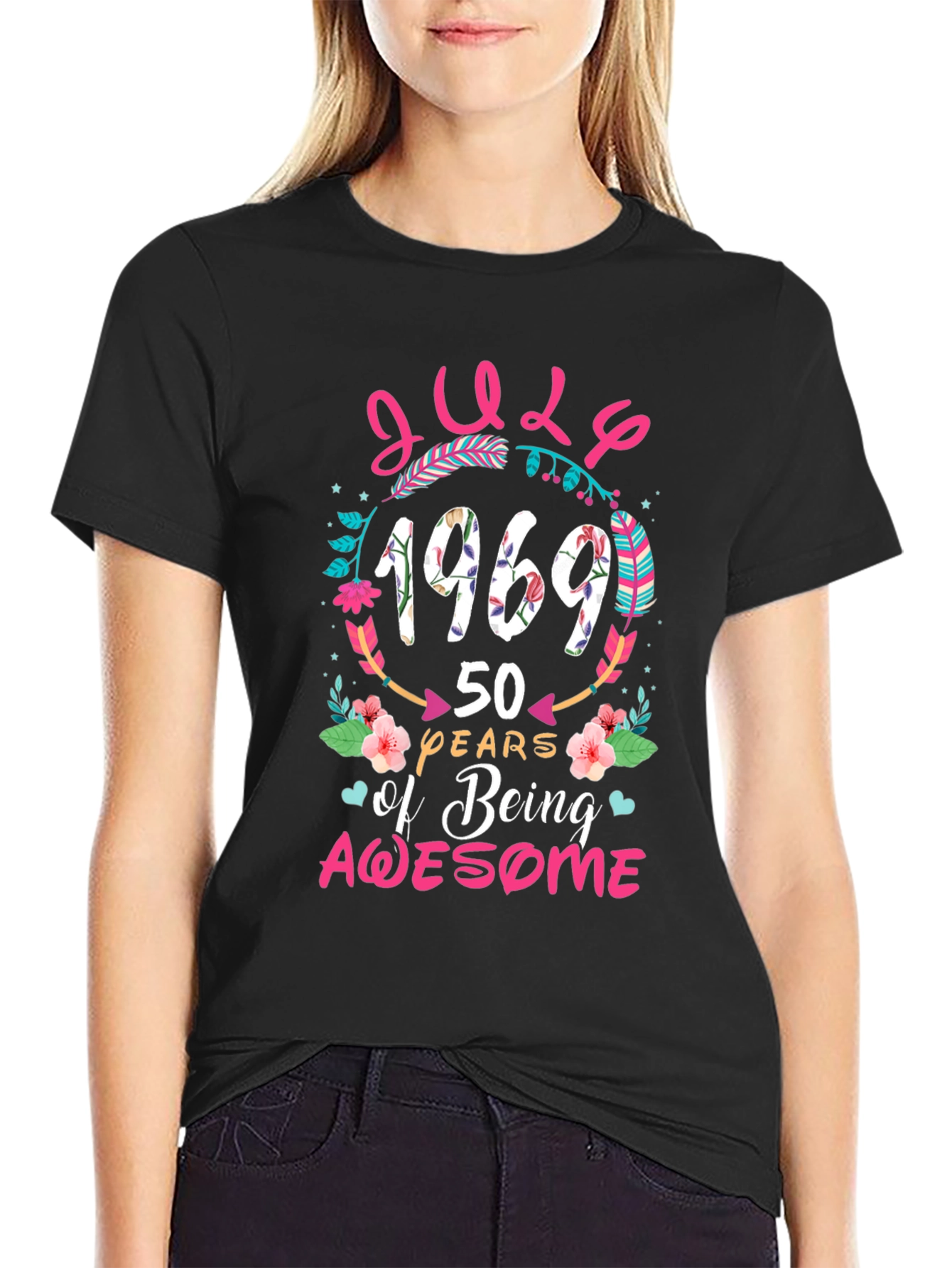 July 1969 50 Years of Being Awesome T-Shirt