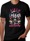 July 1969 50 Years of Being Awesome T-Shirt