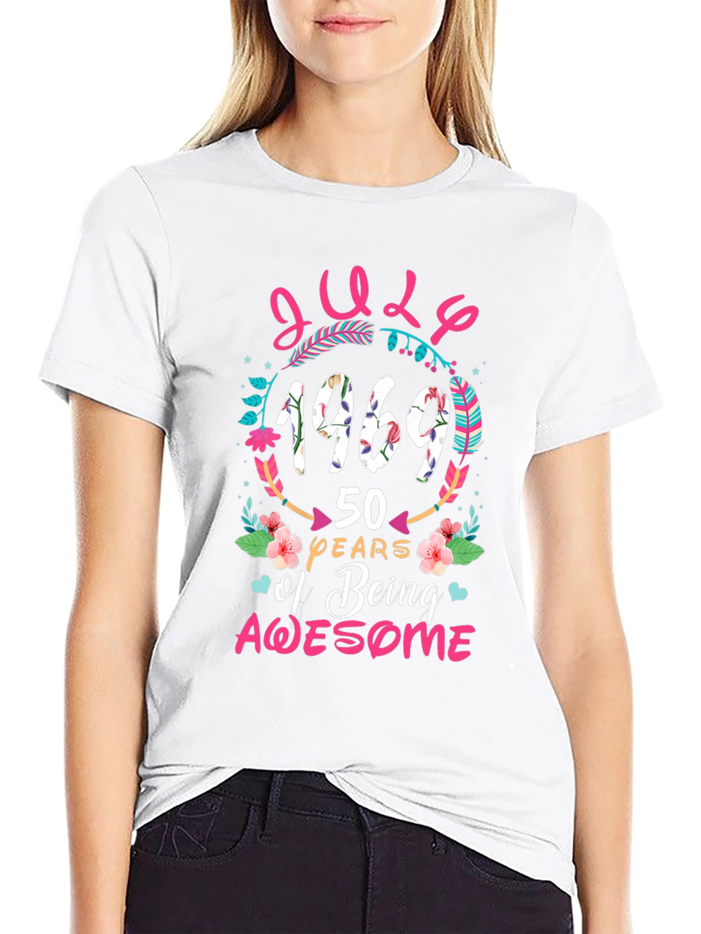 July 1969 50 Years of Being Awesome T-Shirt