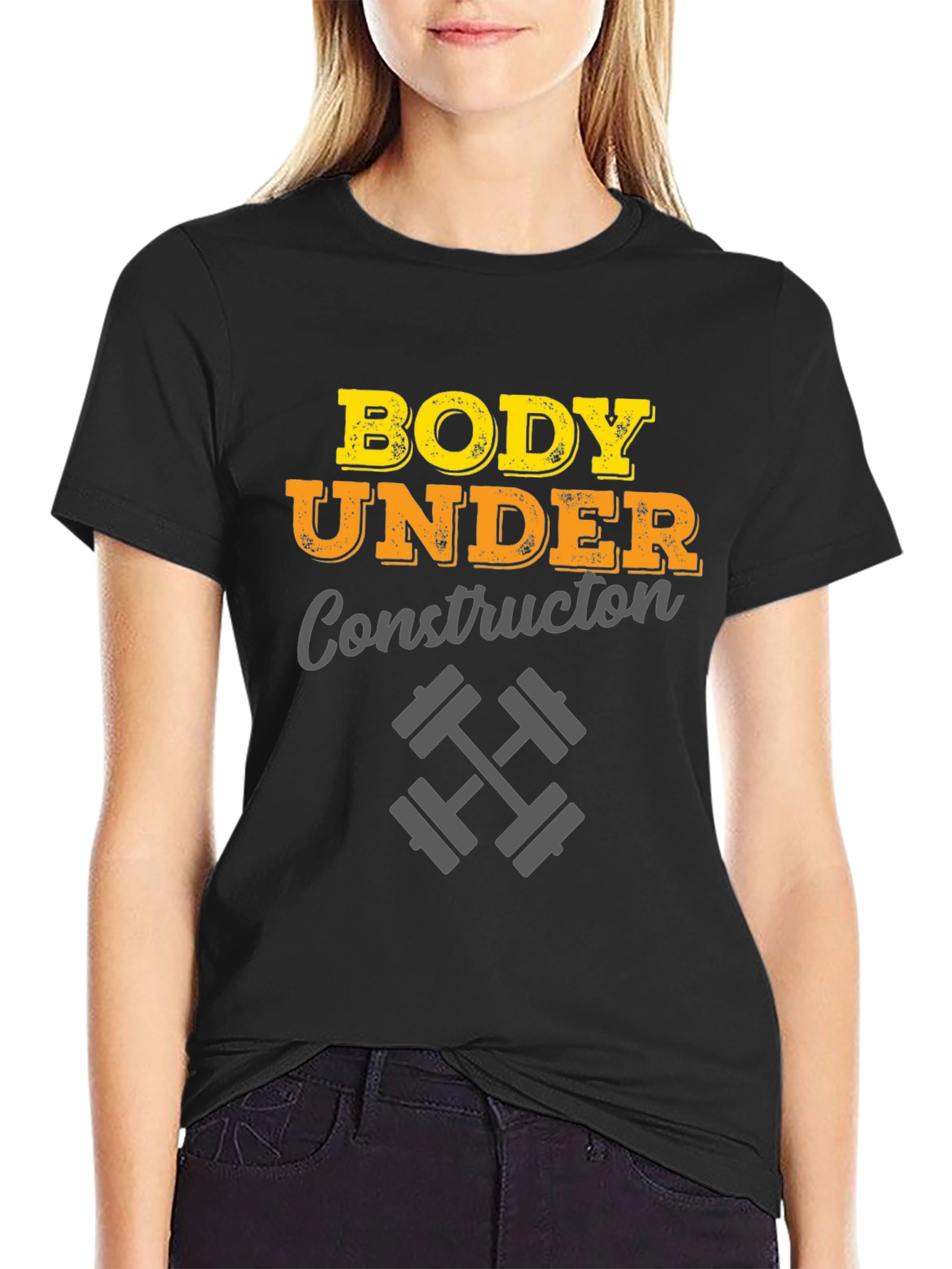 Body Under Construction Mens T-Shirt