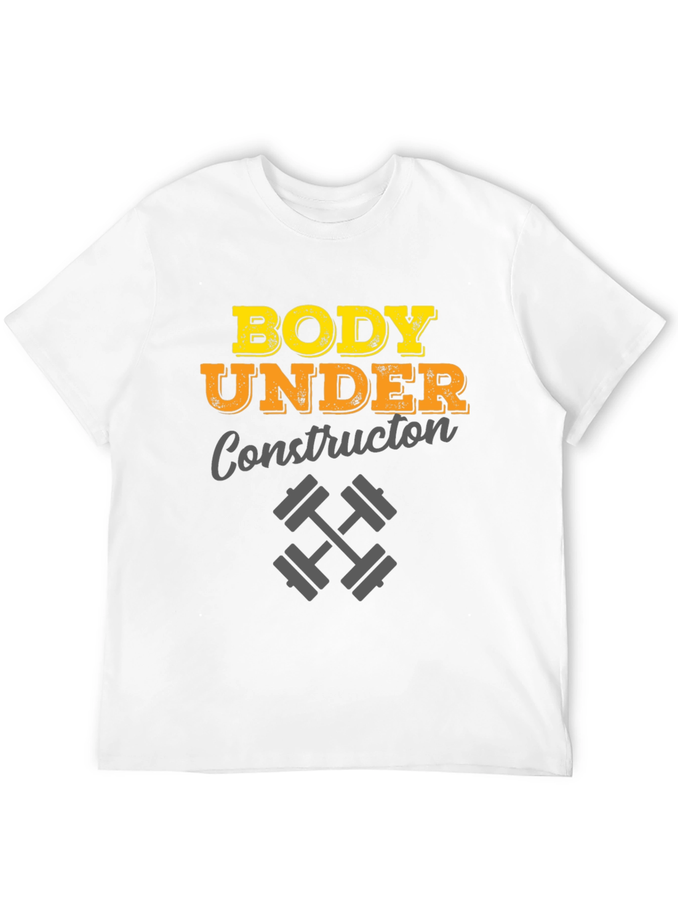 Body Under Construction Mens T-Shirt
