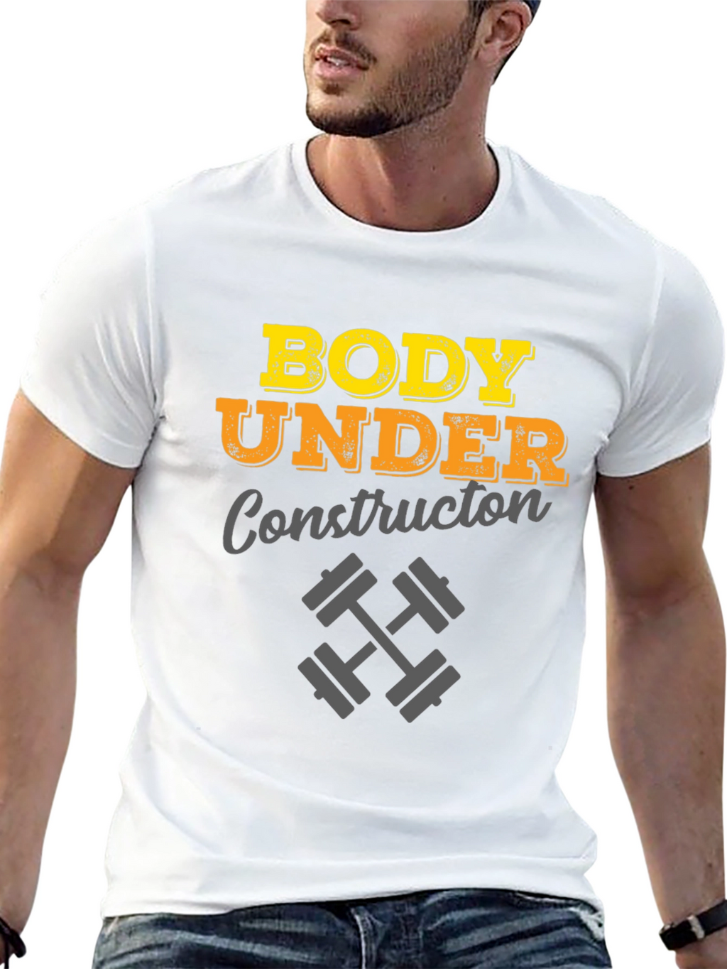 Body Under Construction Mens T-Shirt