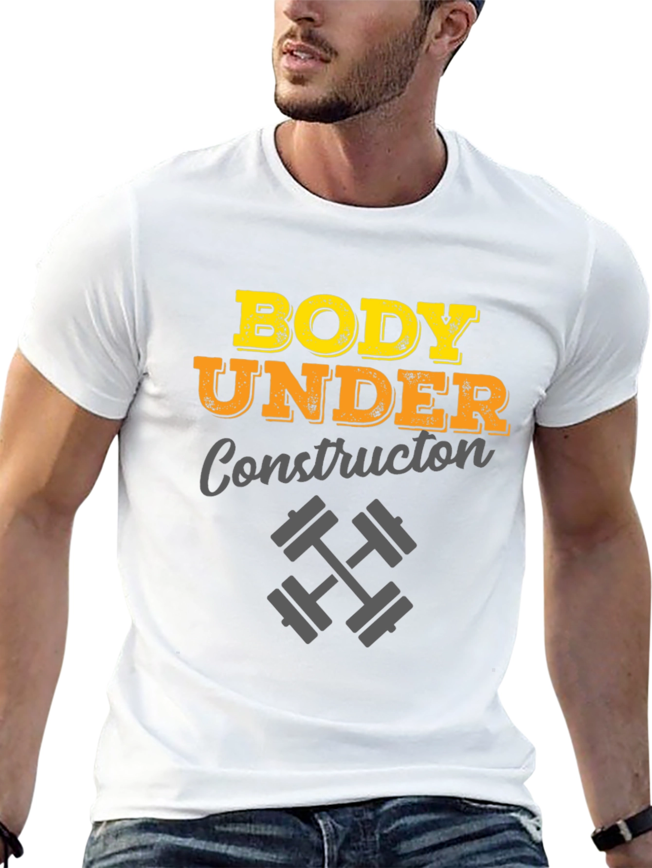 Body Under Construction Mens T-Shirt