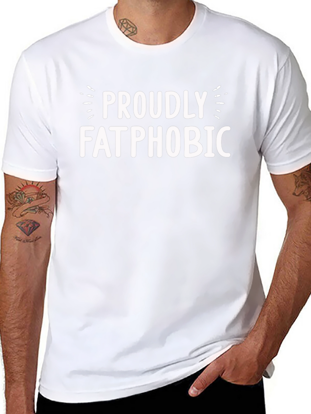 Proudly Fatphobic Graphic T-Shirt