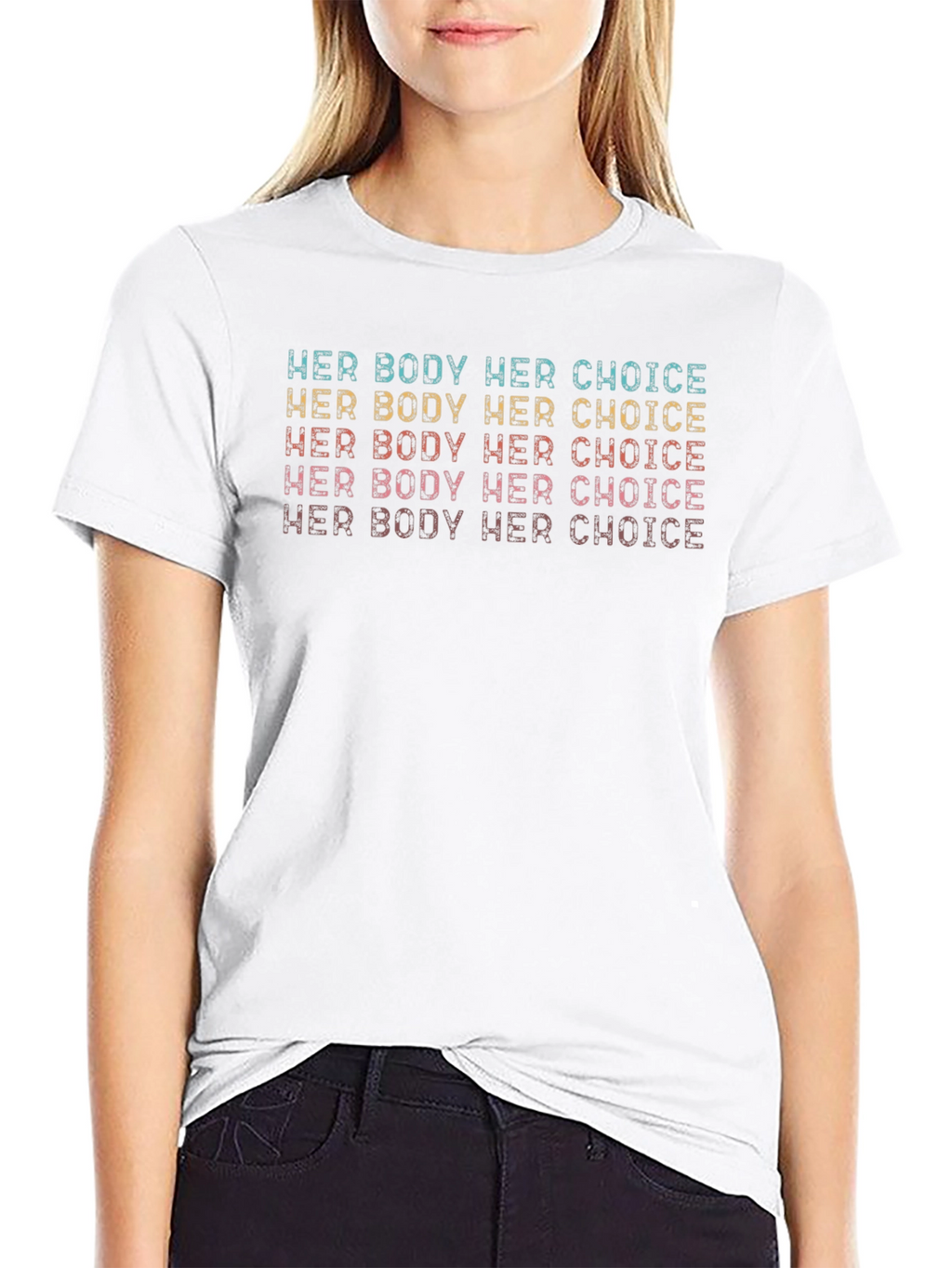Her Body Her Choice T-Shirt Feminist Rights