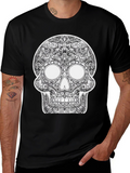 Sugar Skull Graphic Black T-Shirt