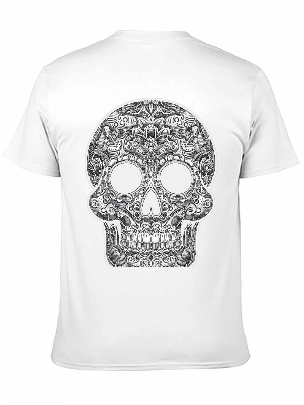 Sugar Skull Graphic Black T-Shirt