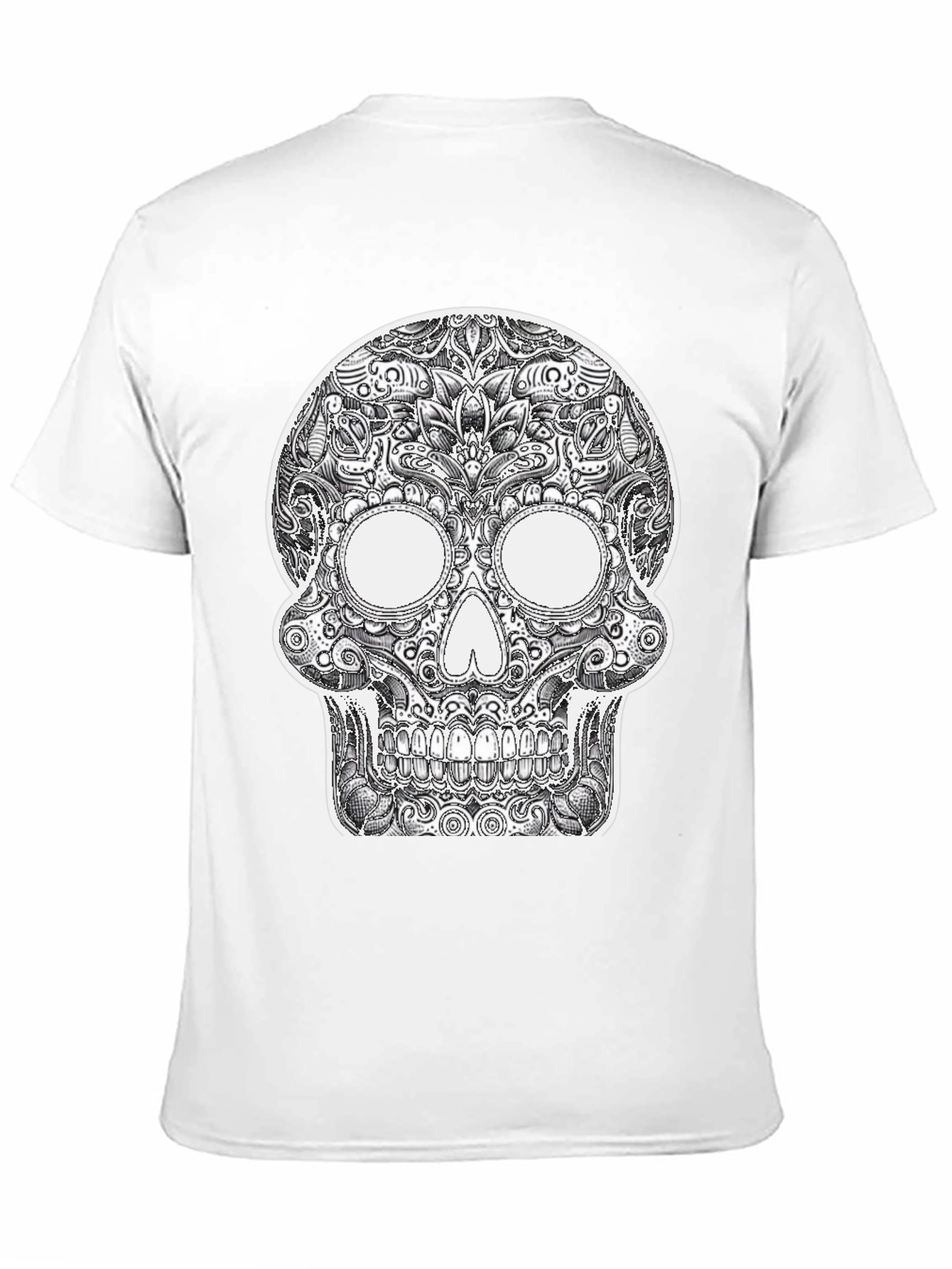 Sugar Skull Graphic Black T-Shirt