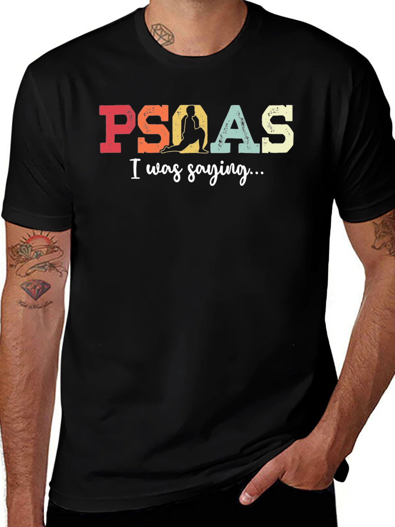 Psoas Muscle Awareness Graphic T-Shirt