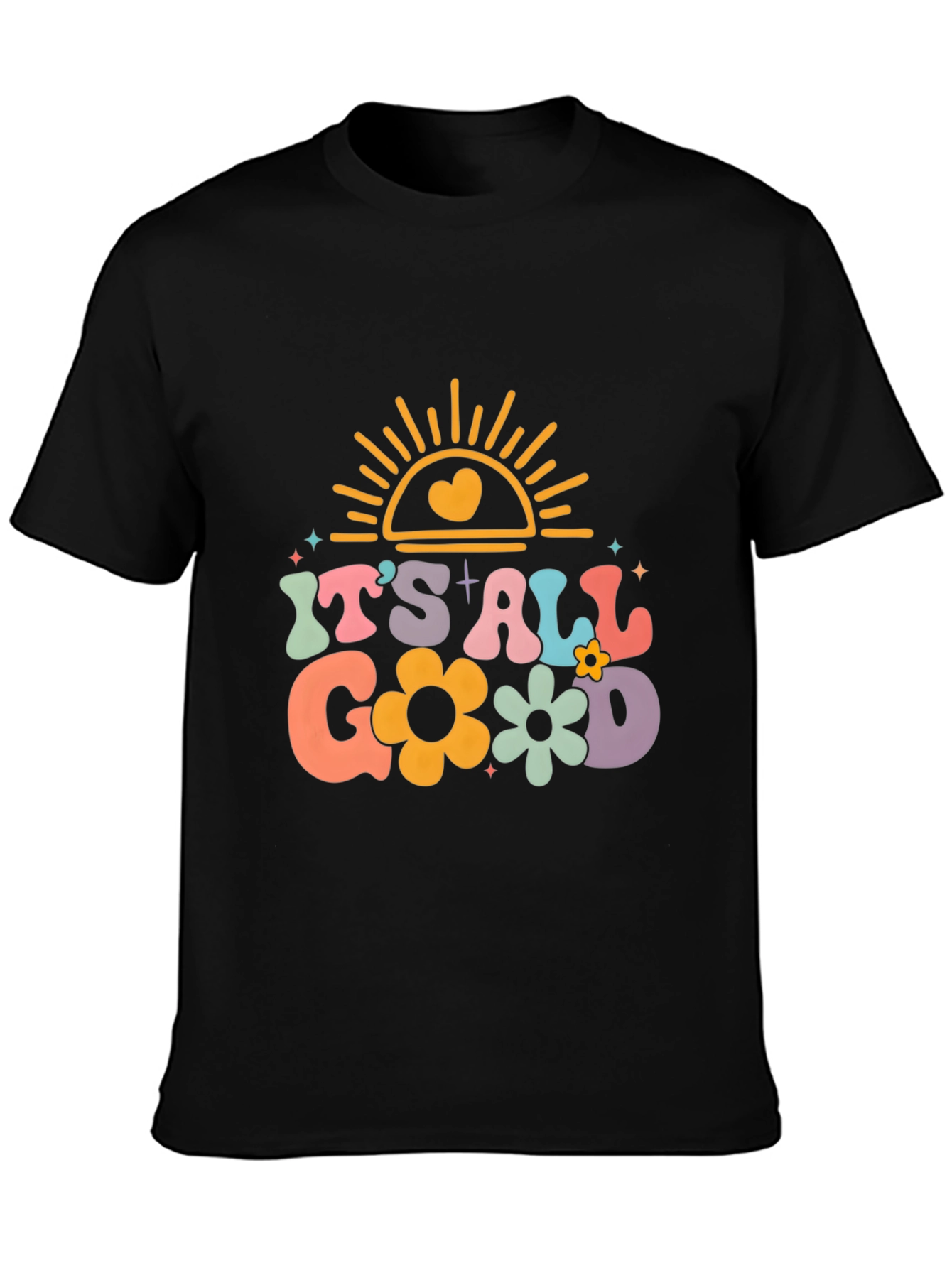 Its All Good Graphic Tee - Retro Style