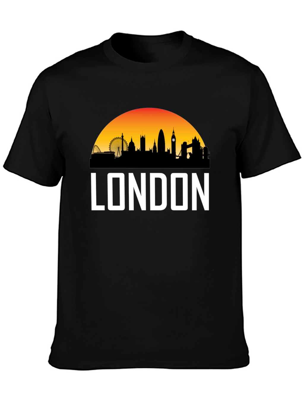 London Skyline Graphic Tee - Cityscape T-Shirt