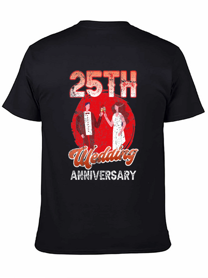 25th Wedding Anniversary Graphic T-Shirt