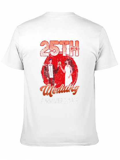 25th Wedding Anniversary Graphic T-Shirt