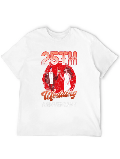 25th Wedding Anniversary Graphic T-Shirt