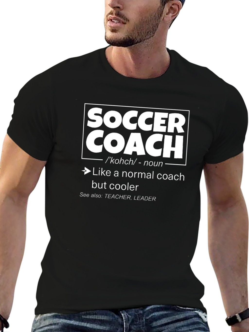Soccer Coach Definition T-Shirt - Cool Coach Tee