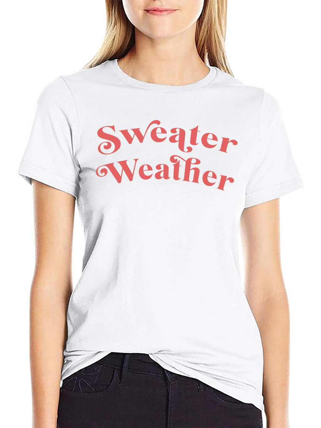 Sweater Weather Crew Neck T-Shirt
