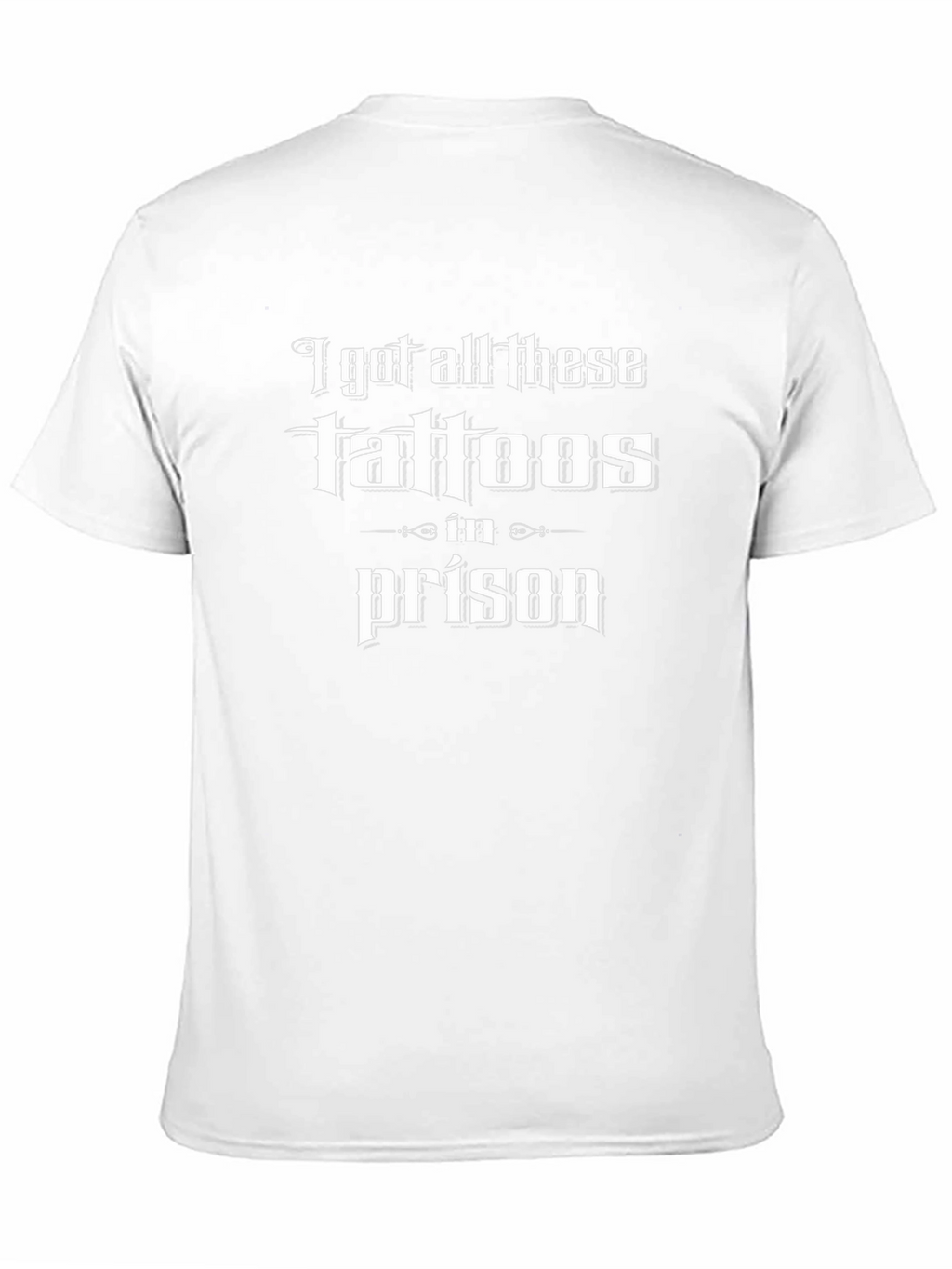 Funny Tattoo Graphic T-Shirt - Prison Ink Tee