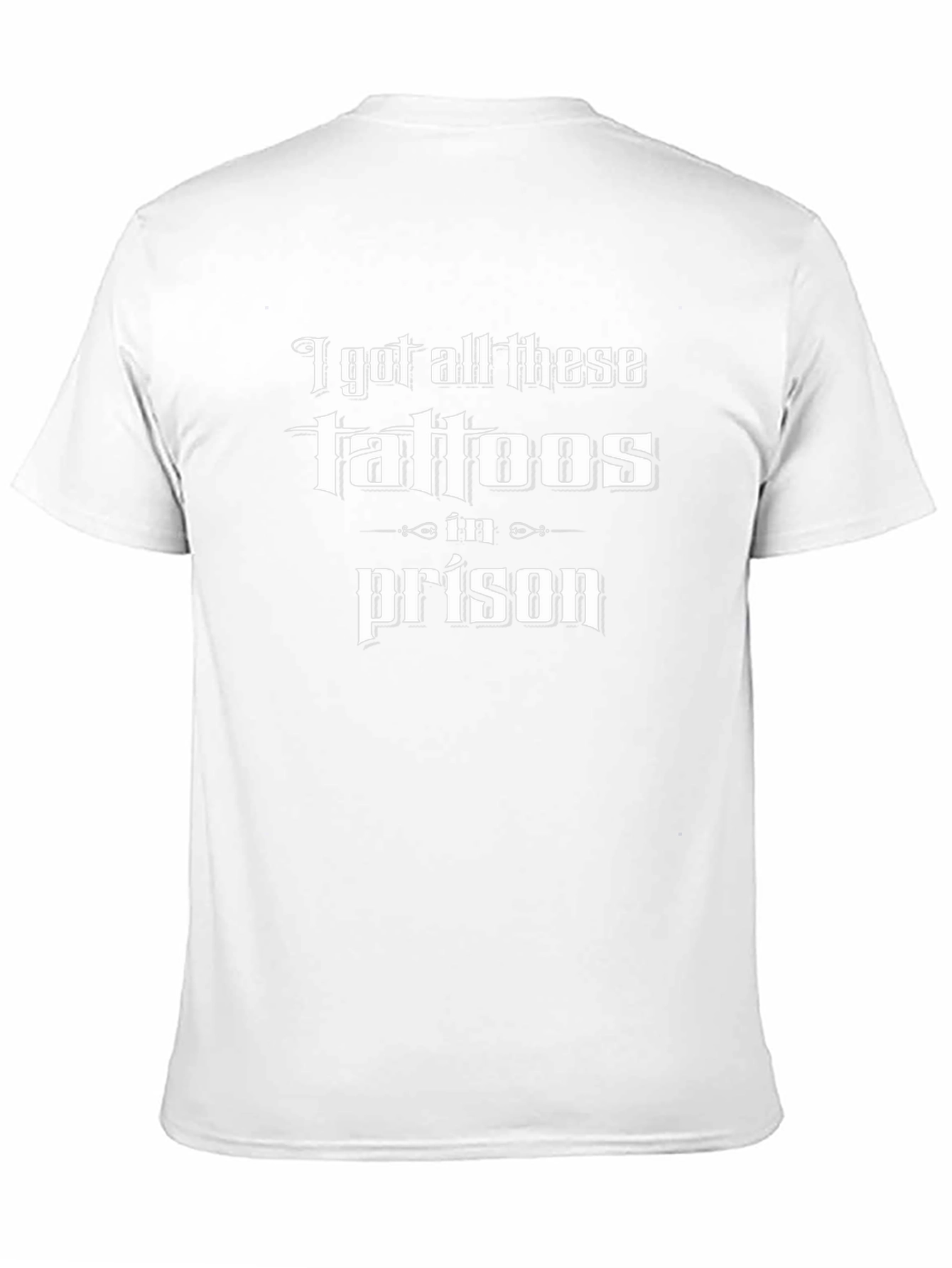 Funny Tattoo Graphic T-Shirt - Prison Ink Tee