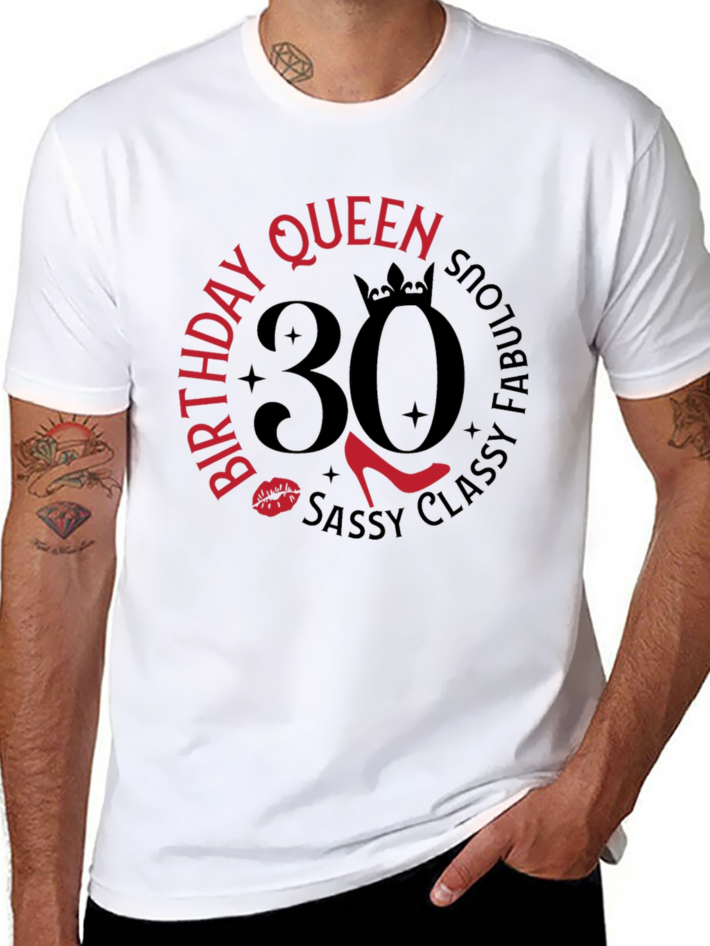 Birthday Queen 30 T-Shirt: Sassy Classy & Fabulous!