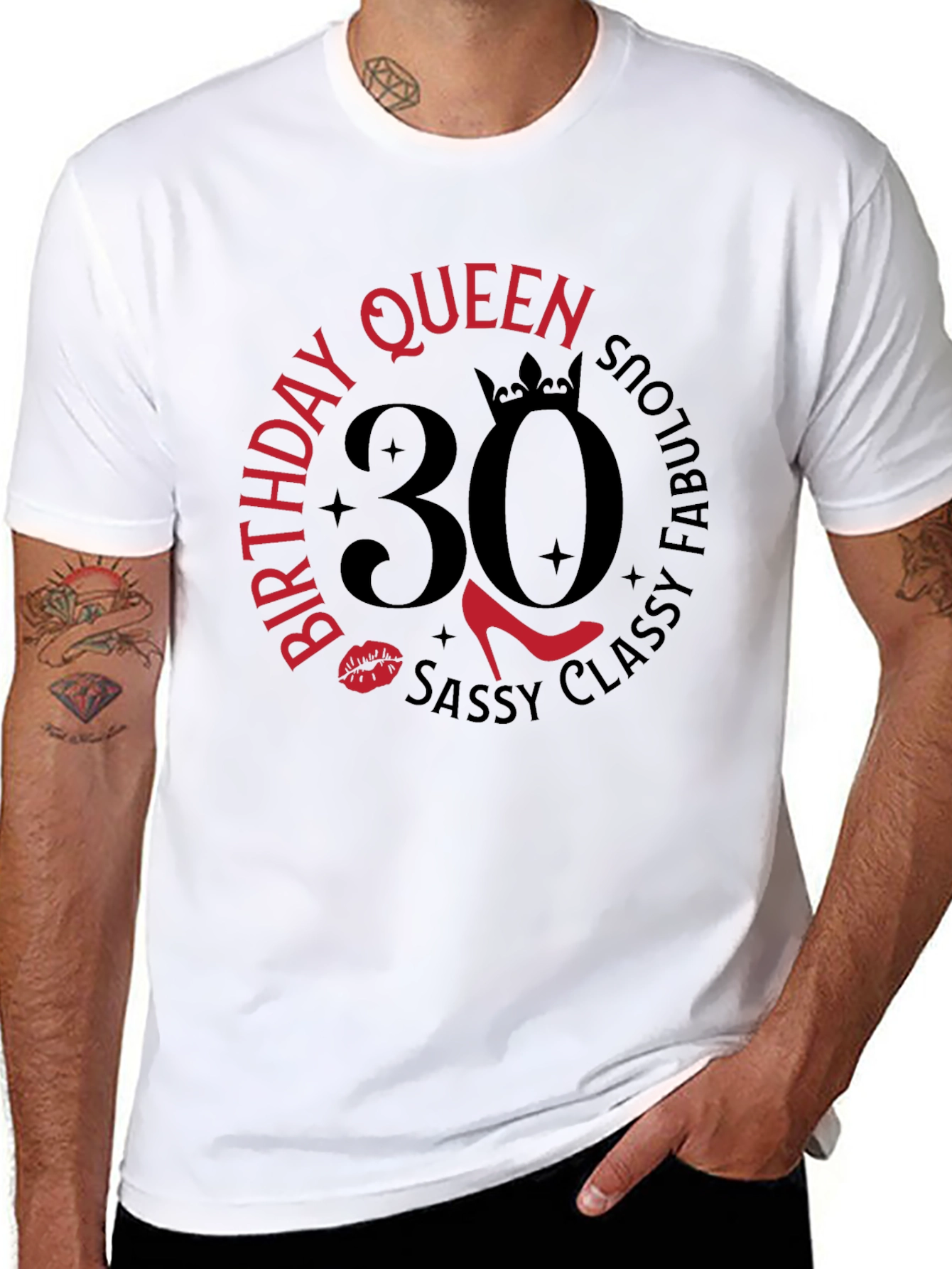Birthday Queen 30 T-Shirt: Sassy Classy & Fabulous!