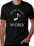 Music is My World Graphic T-Shirt
