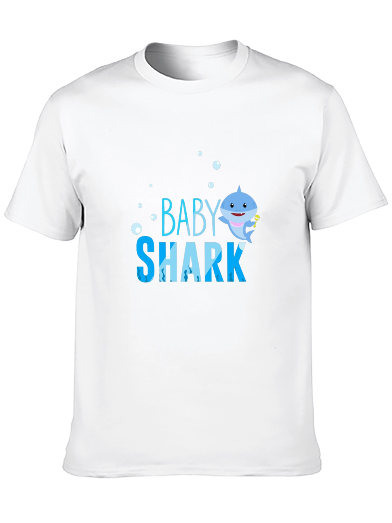 Baby Shark Graphic T-Shirt - Black Cotton Blend