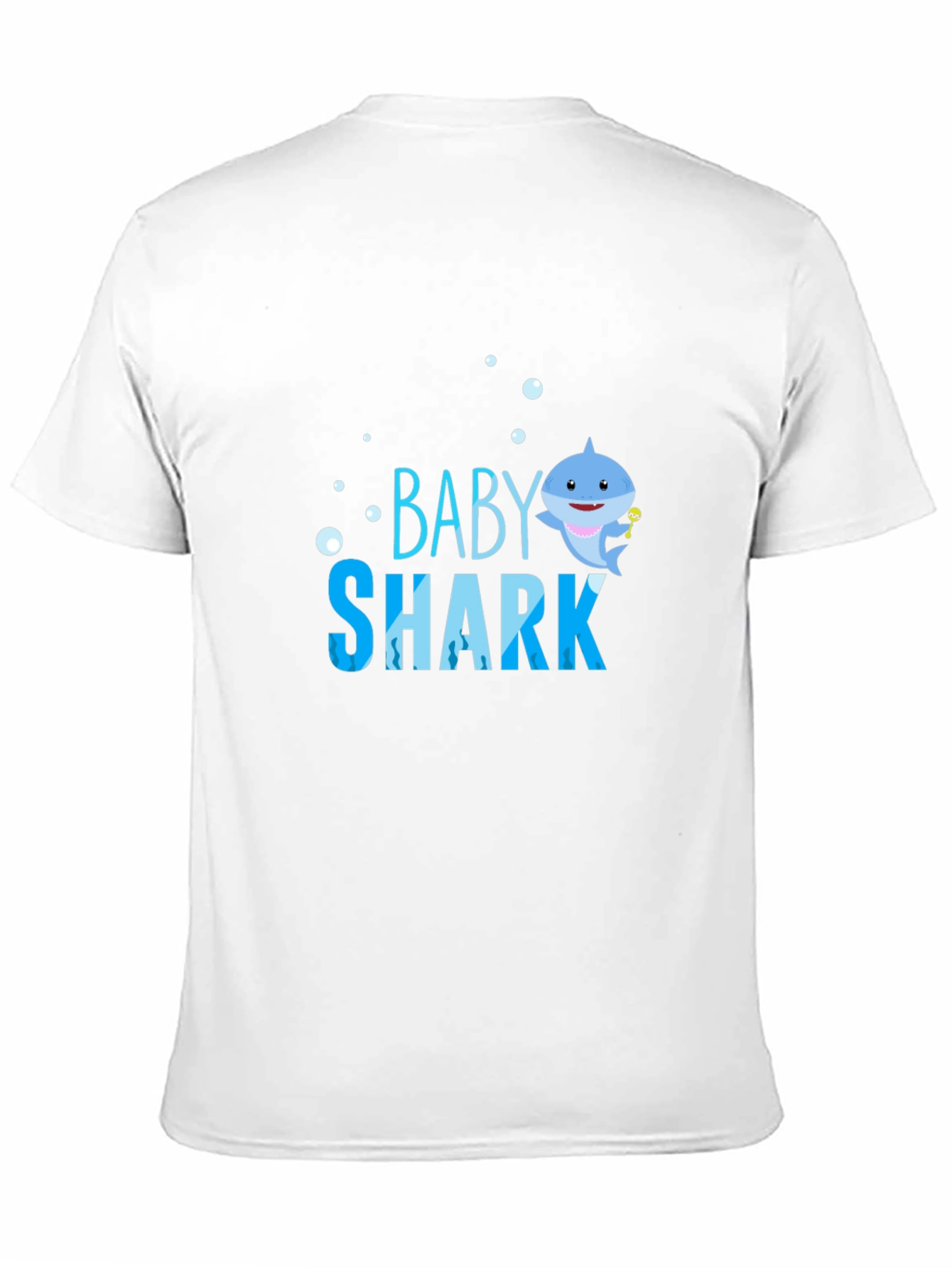 Baby Shark Graphic T-Shirt - Black Cotton Blend