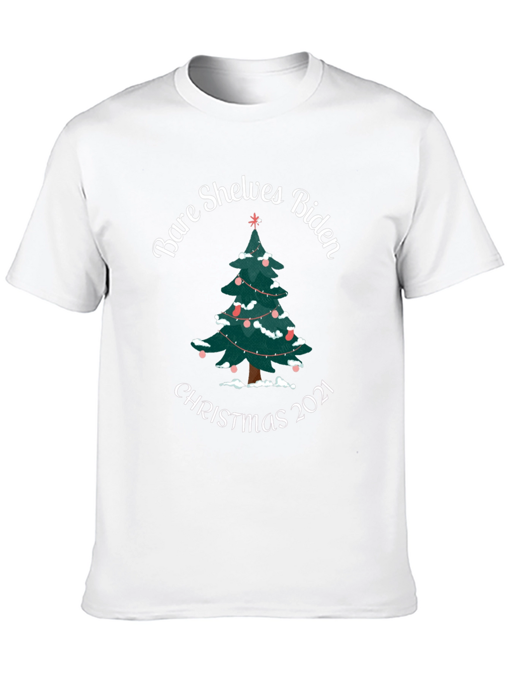 Bare Shelves Biden Christmas 2021 T-Shirt