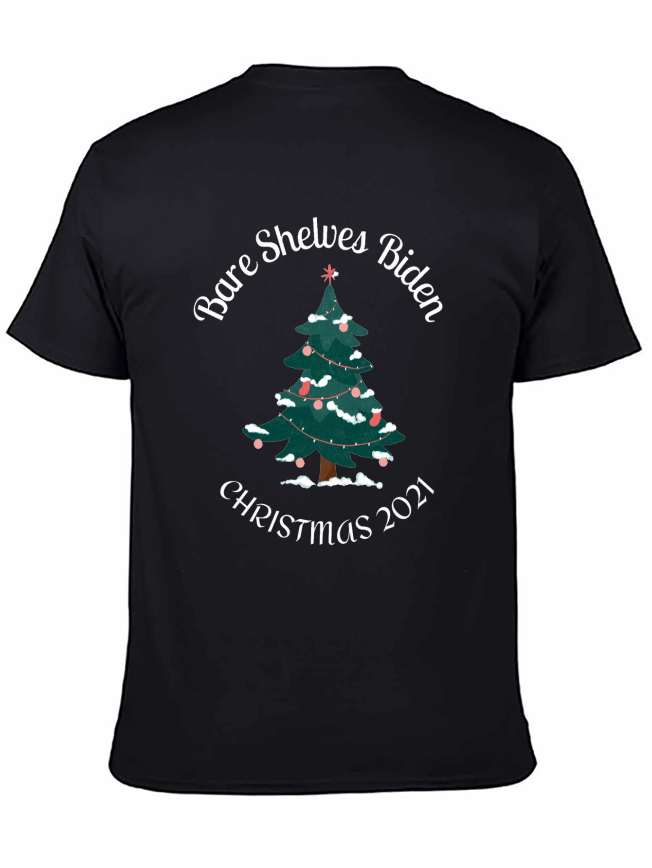 Bare Shelves Biden Christmas 2021 T-Shirt