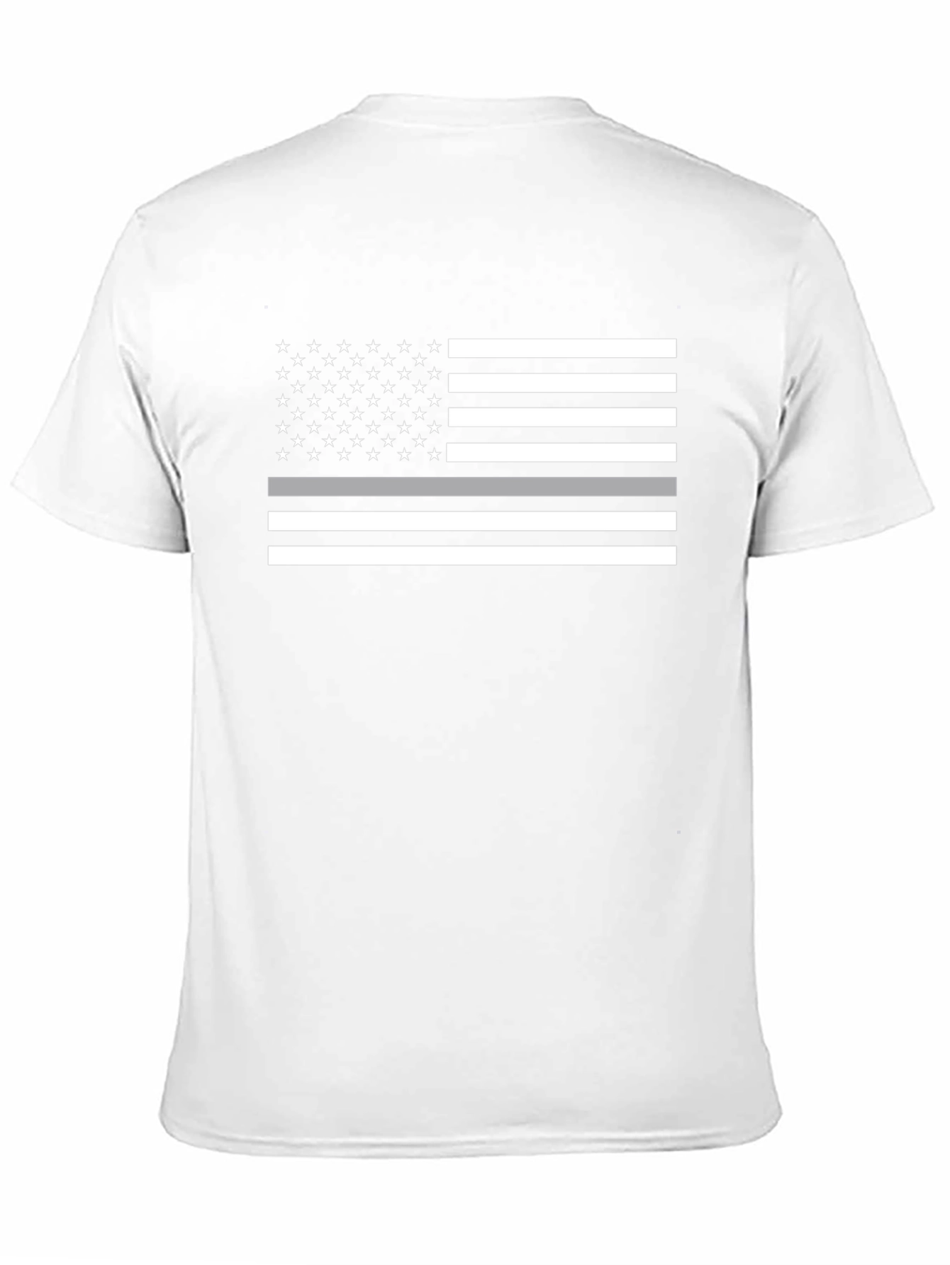 Thin Gray Line American Flag Graphic Tee