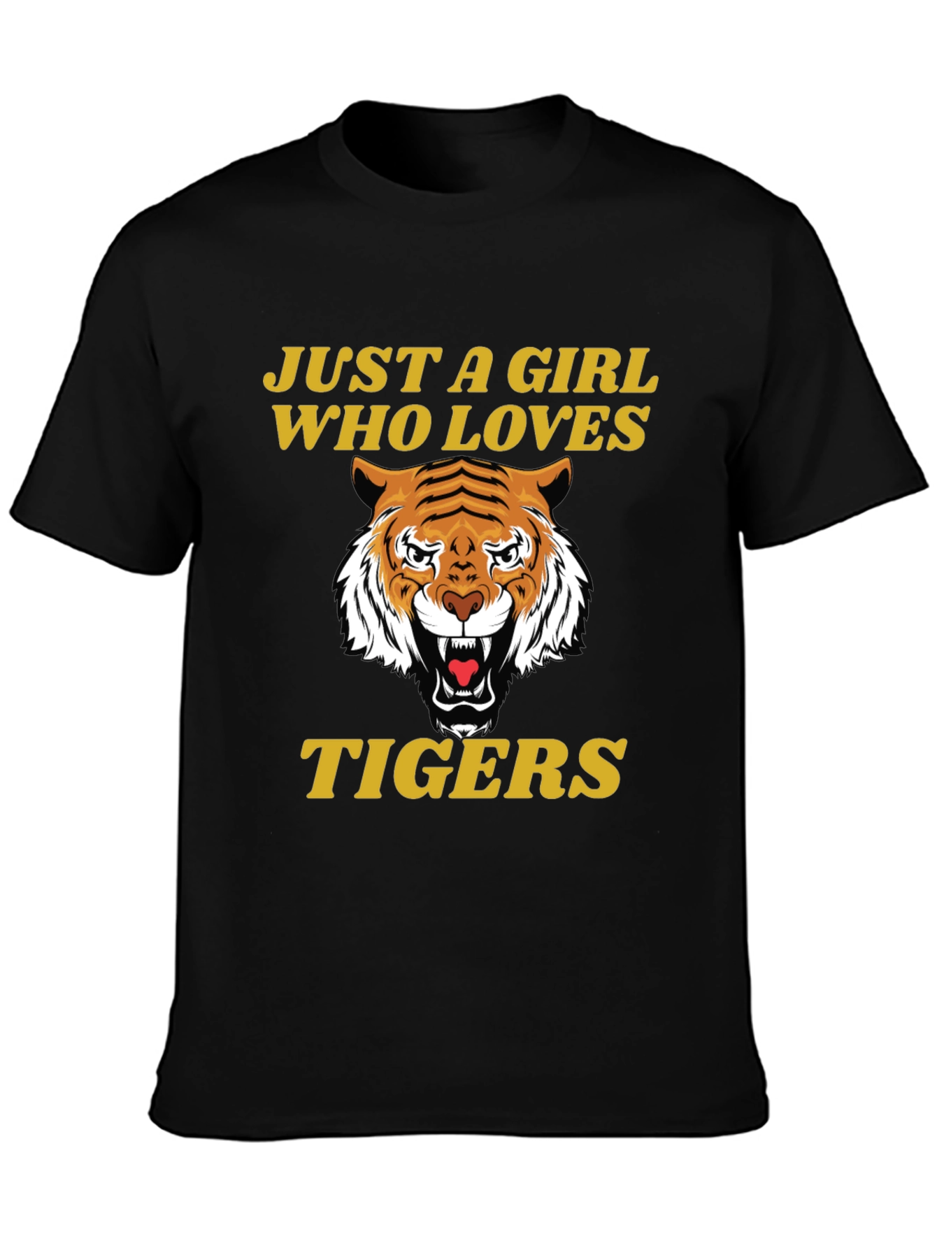 Just A Girl Who Loves Tigers T-Shirt
