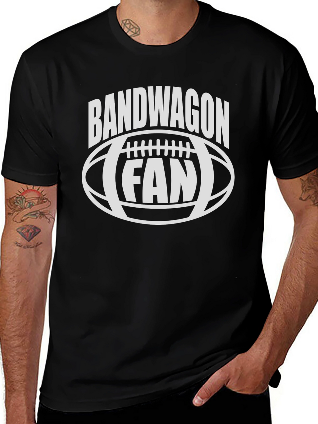 Bandwagon Fan Football T-Shirt
