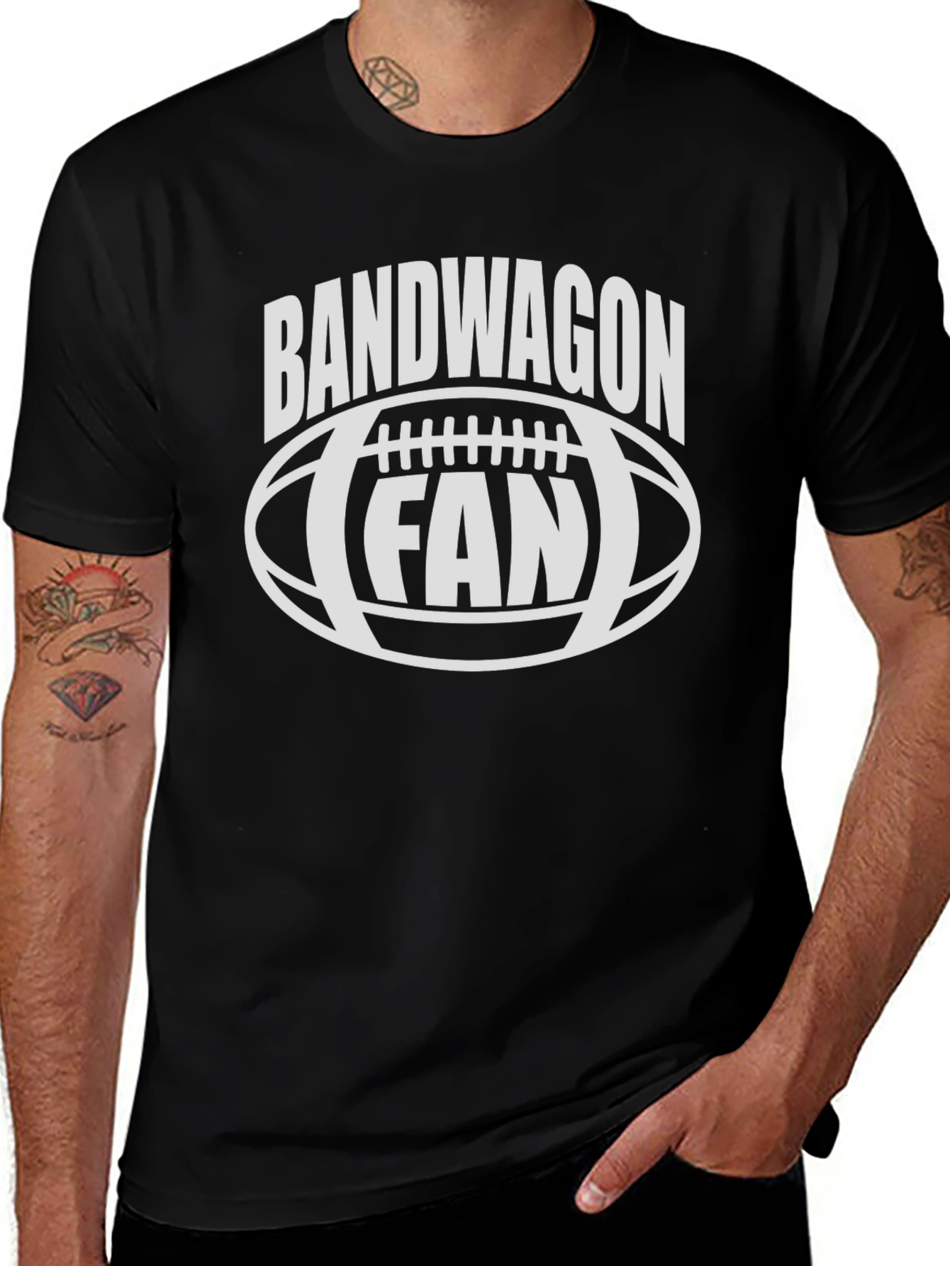 Bandwagon Fan Football T-Shirt