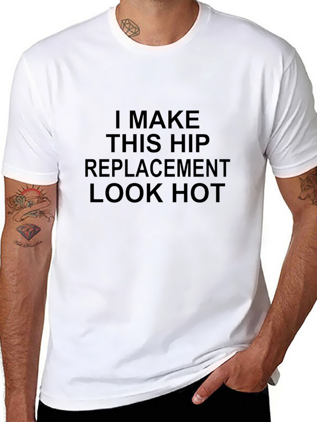 Funny Hip Replacement Graphic T-Shirt