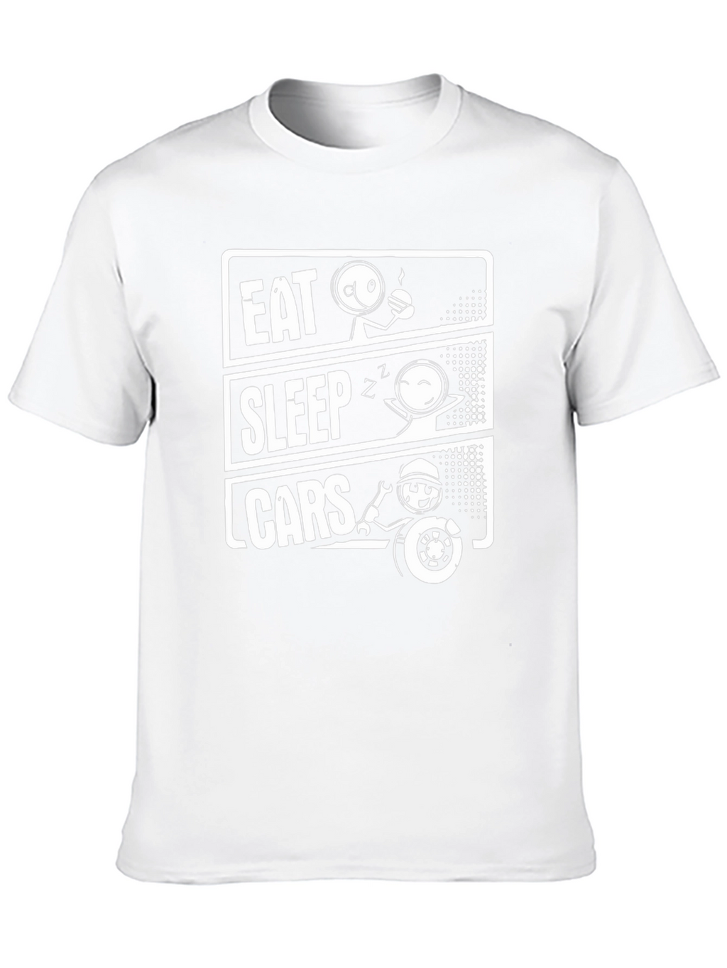 Eat Sleep Cars Funny Mechanic T-Shirt