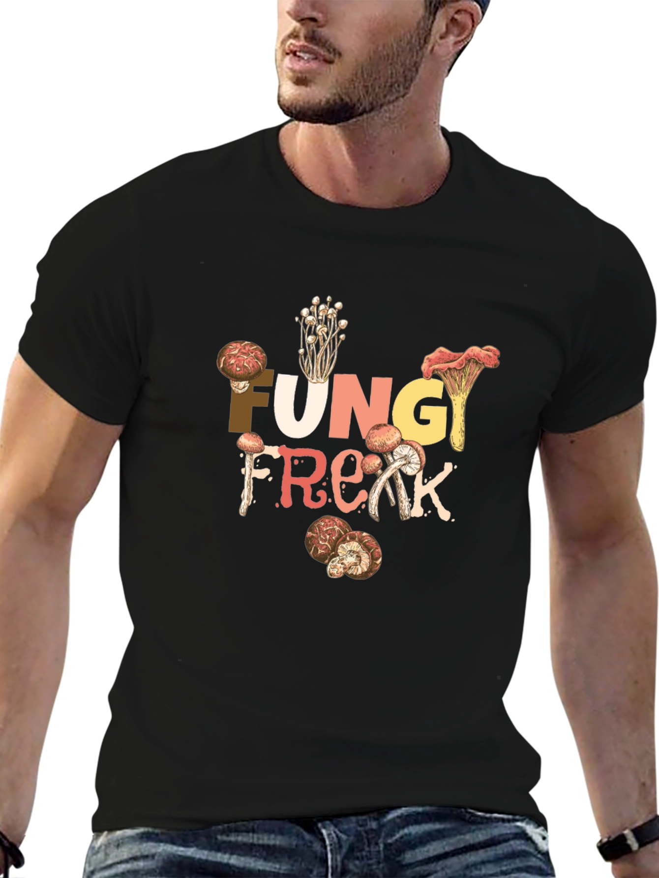 Fungi Freak Graphic Tee - Unique Mushroom Lovers Shirt