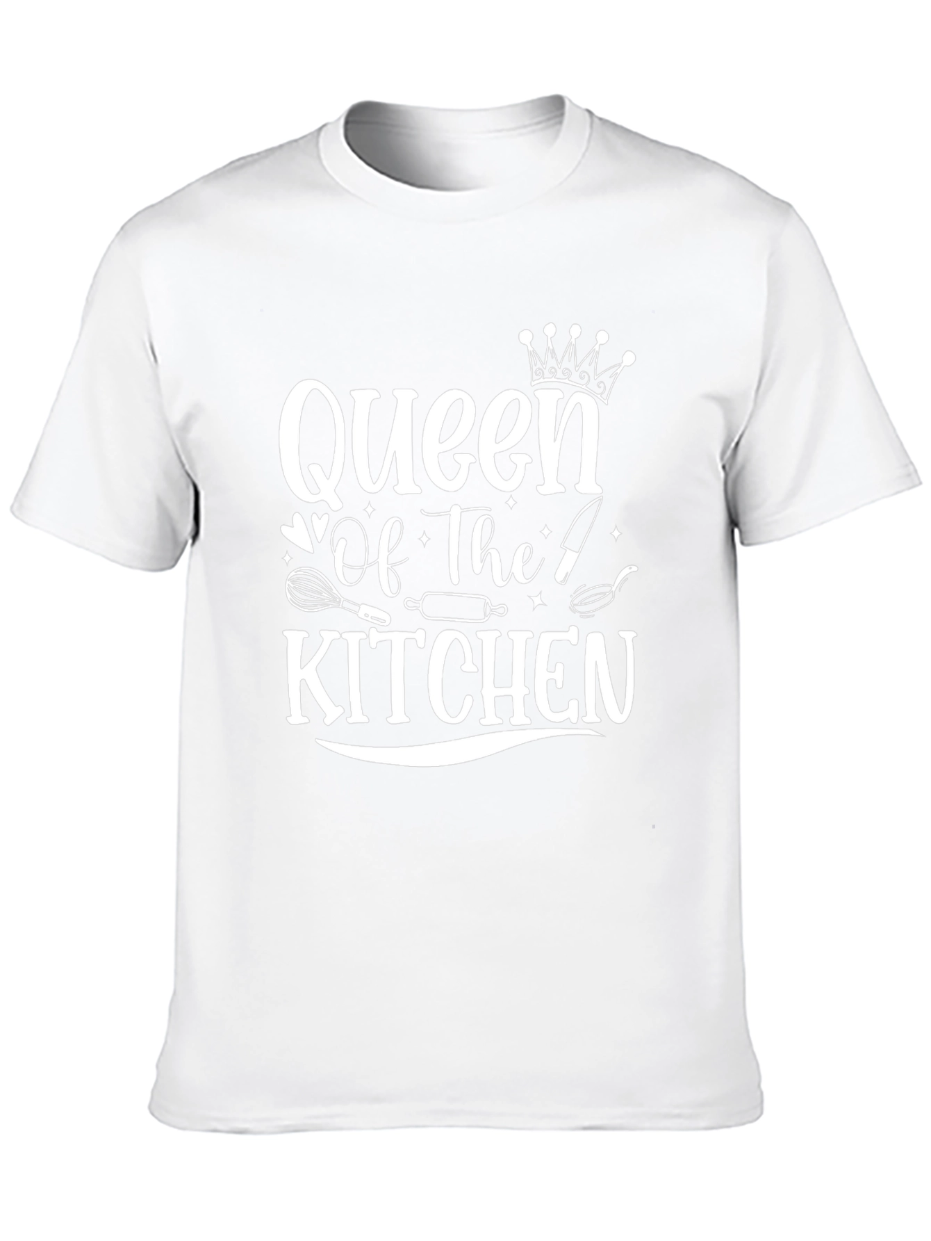 Queen of The Kitchen Graphic T-Shirt - Black