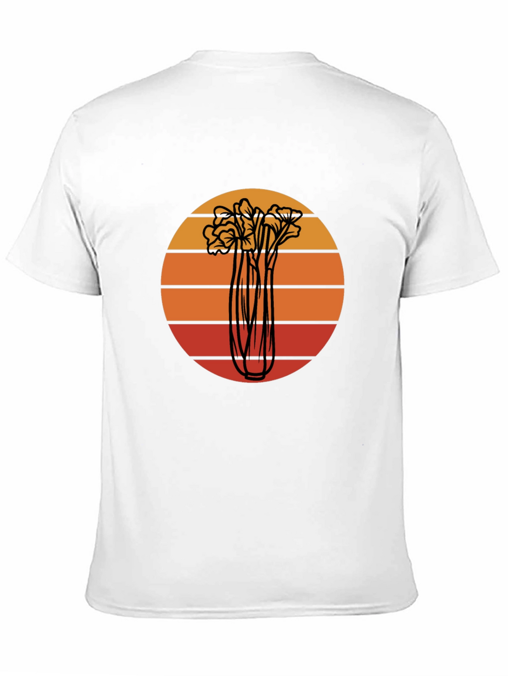 Retro Floral Sunset Tee