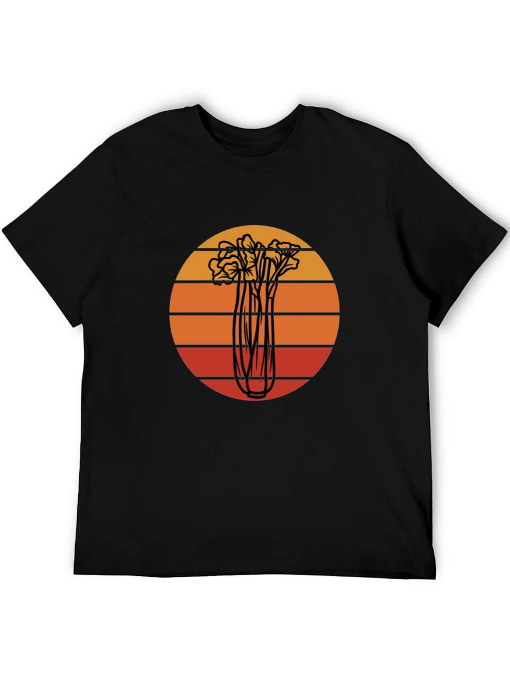 Retro Floral Sunset Tee