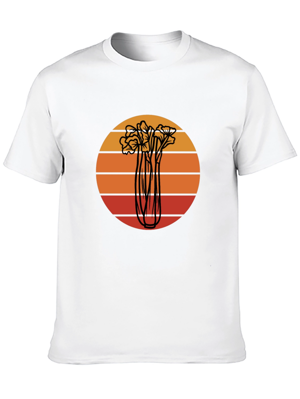 Retro Floral Sunset Tee