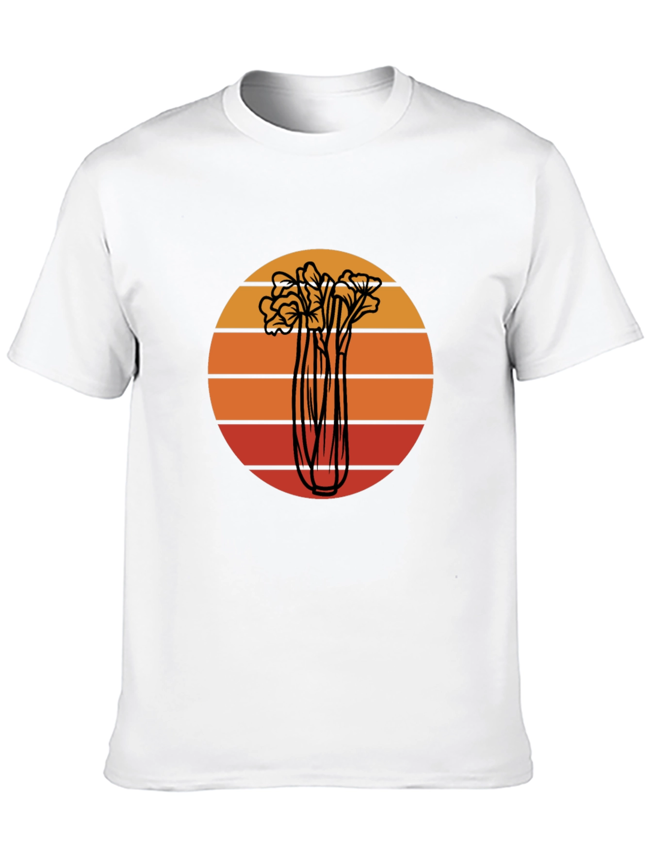 Retro Floral Sunset Tee