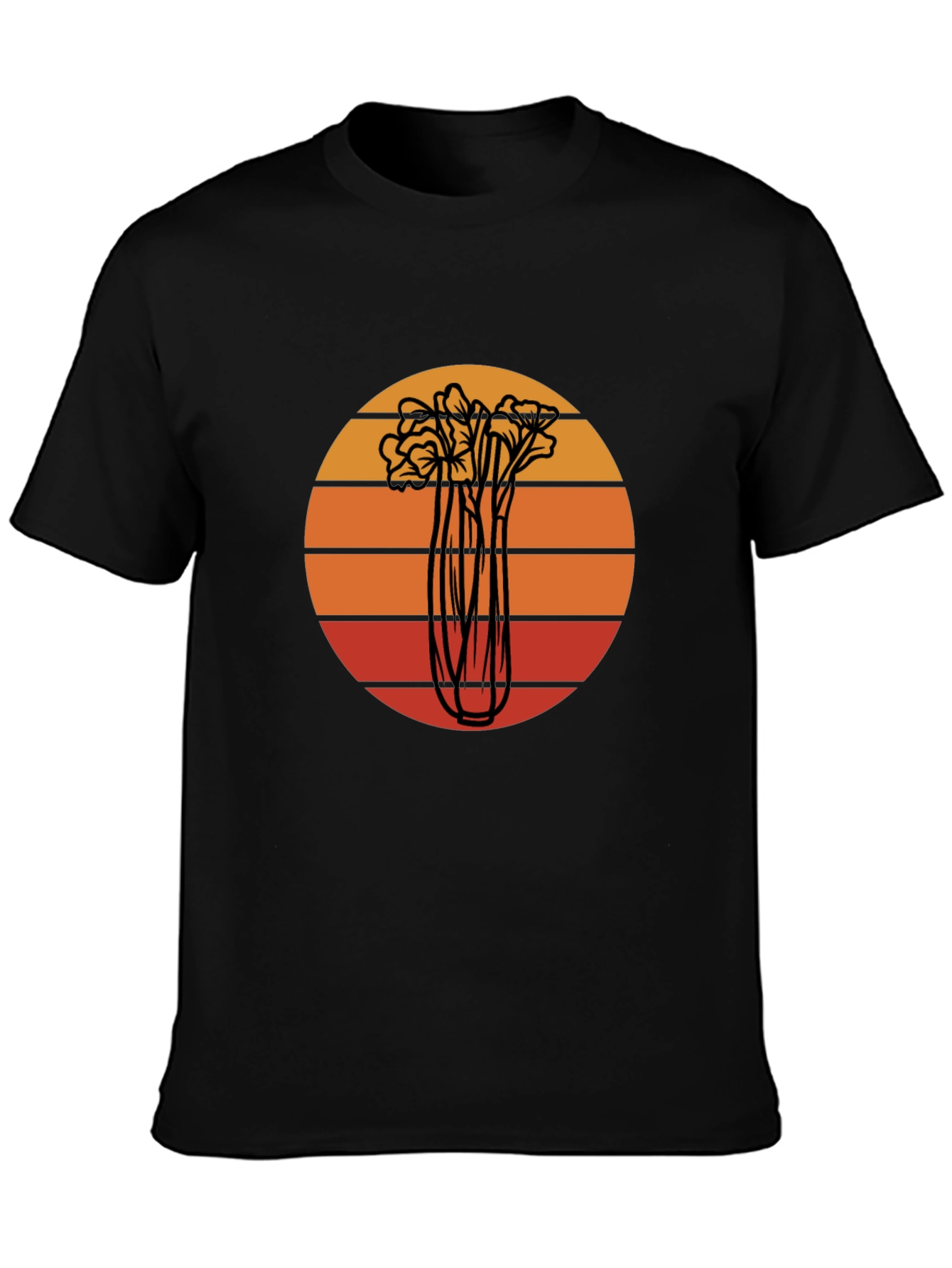 Retro Floral Sunset Tee