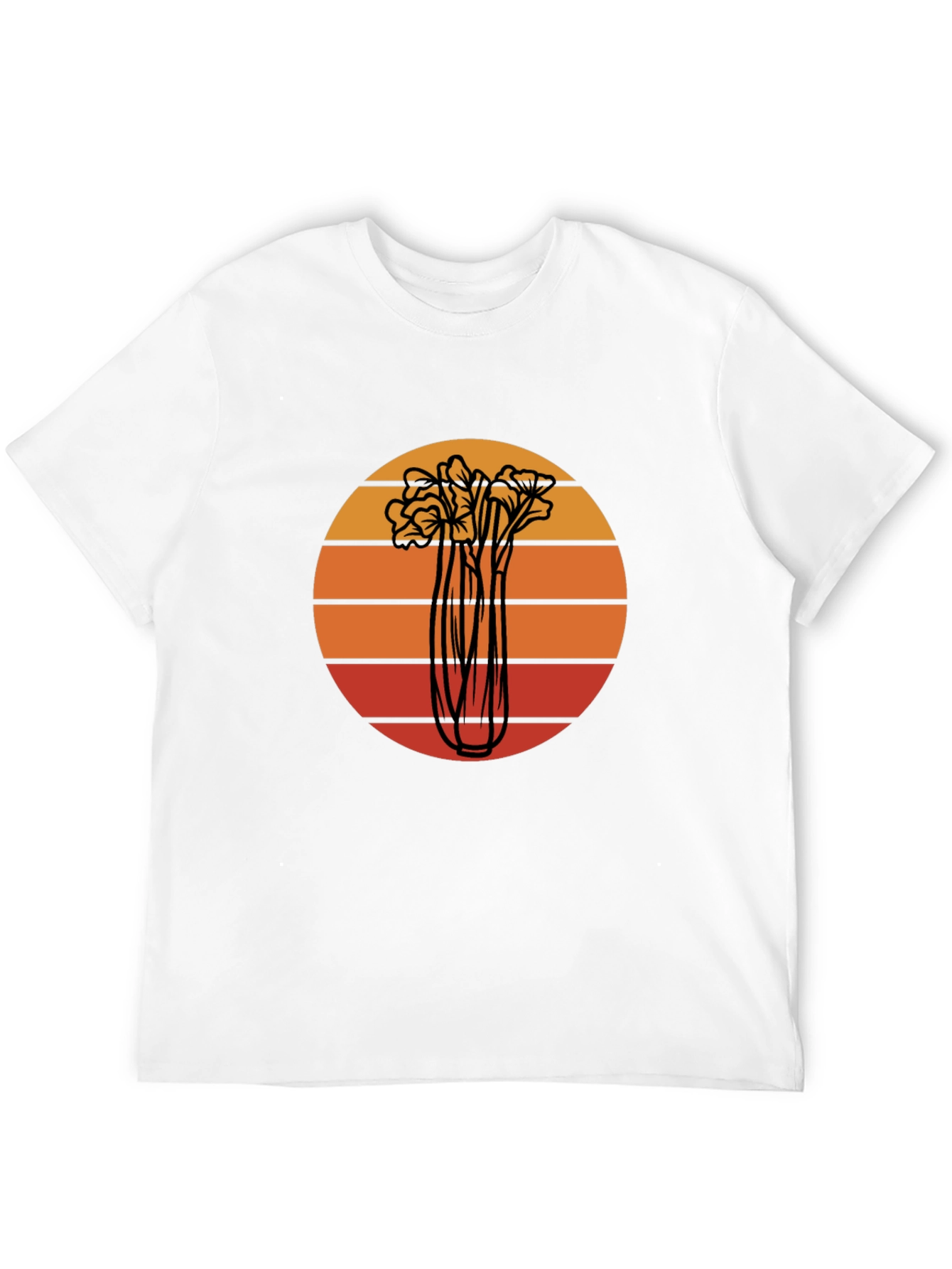 Retro Floral Sunset Tee