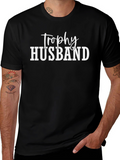 Trophy Husband Graphic Tee - Black